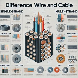 تفاوت سیم و کابل
